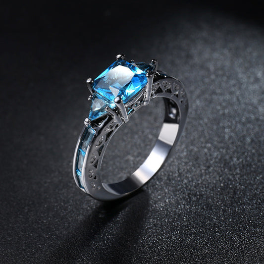 Ladies Zircon Rings Europe America