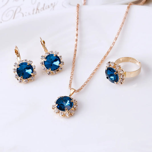 Fashion Crystal Jewelry Set
