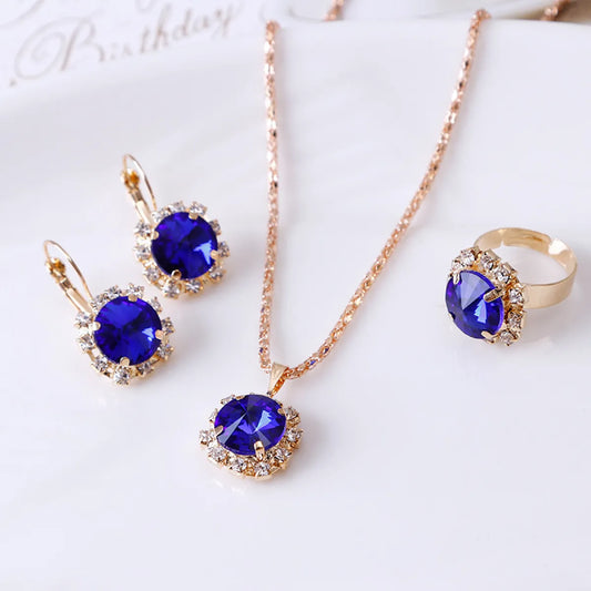 Fashion Crystal Jewelry Set